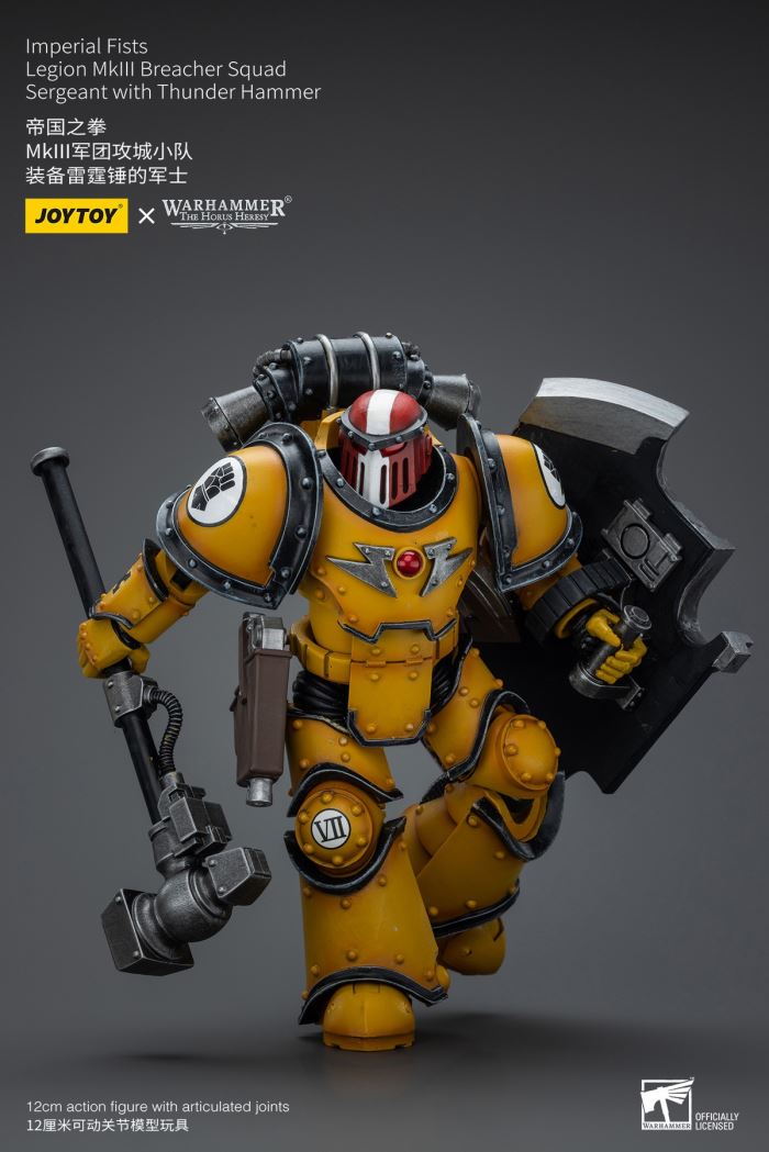Imperial Fist-First Warrior Sigismund/MK3 Siege Team 1/18