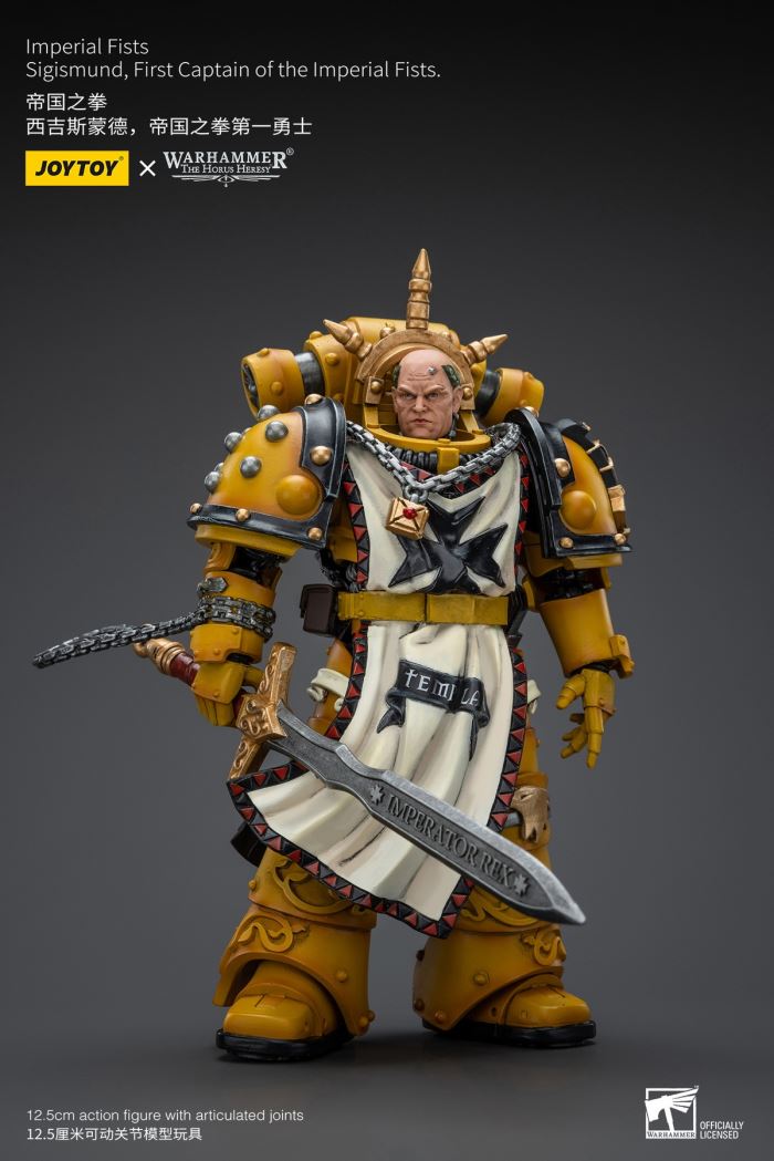 Imperial Fist-First Warrior Sigismund/MK3 Siege Team 1/18