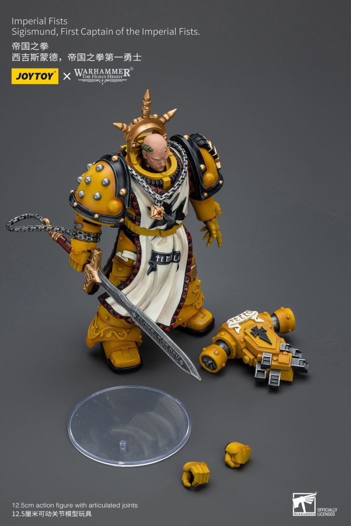 Imperial Fist-First Warrior Sigismund/MK3 Siege Team 1/18