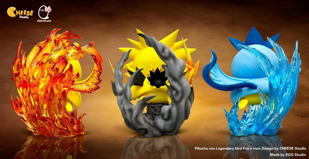 The Legendary Birds (Articuno, Zapdos, and Moltres) - Pokemon
