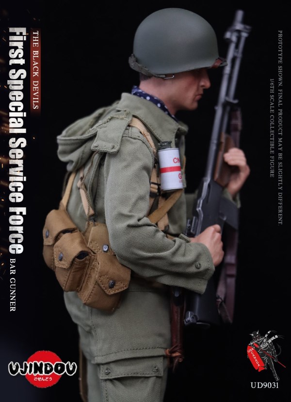 World War II US-Canada Joint Special Service Team 1 - Browning Automatic Rifle Shooter