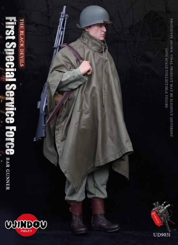 World War II US-Canada Joint Special Service Team 1 - Browning Automatic Rifle Shooter