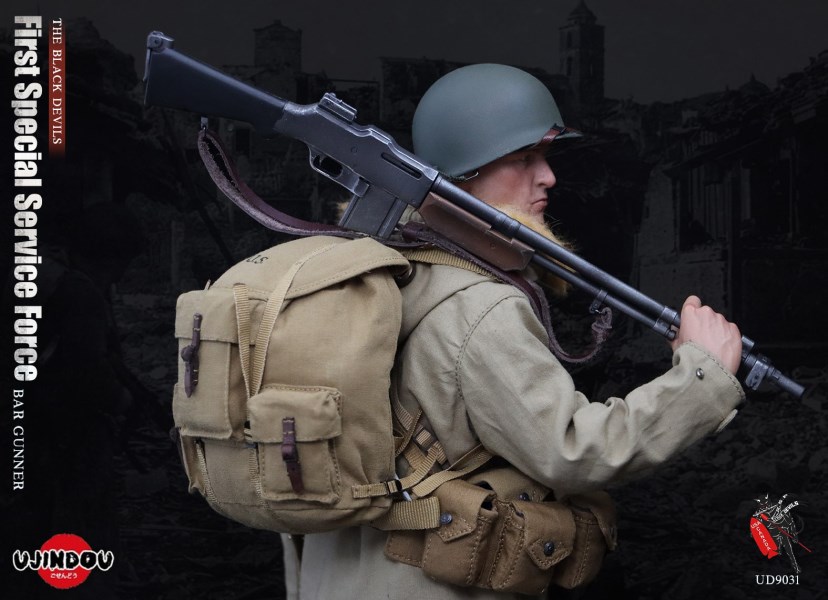 World War II US-Canada Joint Special Service Team 1 - Browning Automatic Rifle Shooter