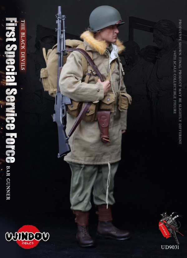 World War II US-Canada Joint Special Service Team 1 - Browning Automatic Rifle Shooter