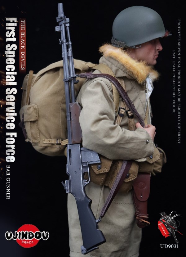 World War II US-Canada Joint Special Service Team 1 - Browning Automatic Rifle Shooter