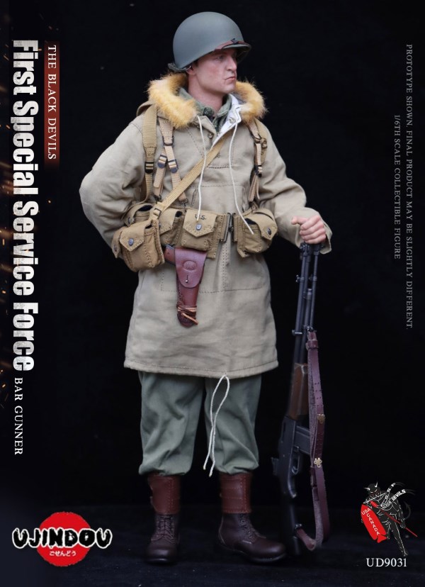 World War II US-Canada Joint Special Service Team 1 - Browning Automatic Rifle Shooter