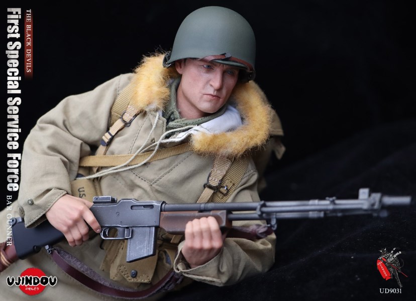 World War II US-Canada Joint Special Service Team 1 - Browning Automatic Rifle Shooter