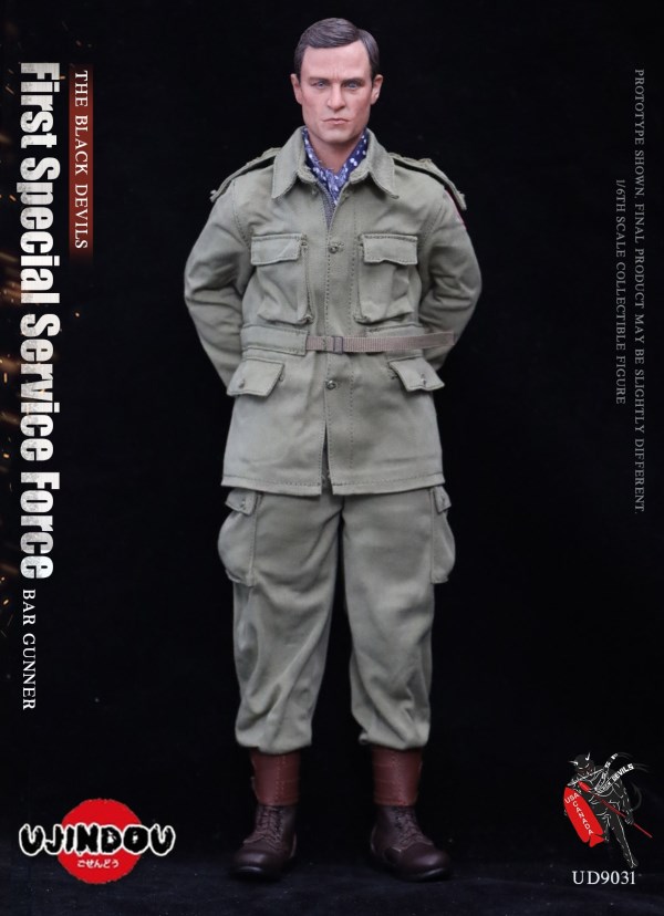 World War II US-Canada Joint Special Service Team 1 - Browning Automatic Rifle Shooter