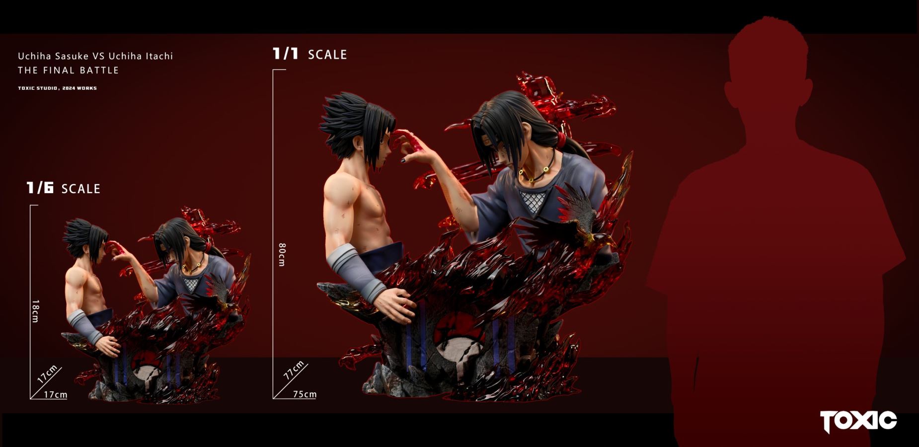 Naruto Bust Series #1 Uchiha Sasuke vs Uchiha Itachi