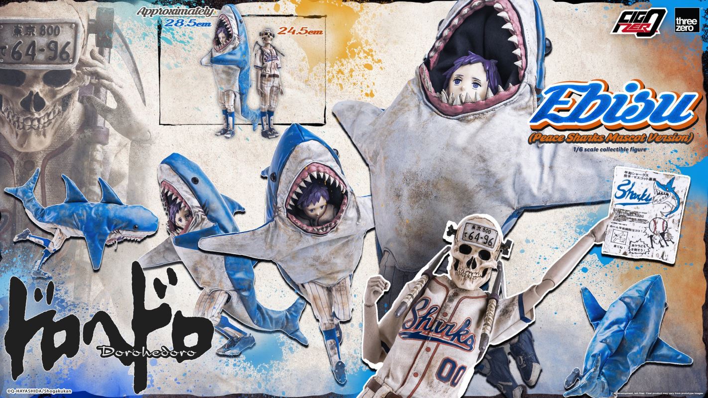 Dorohedoro Fig-Zero Ebisu (Heiwa Sharks Mascot Version)