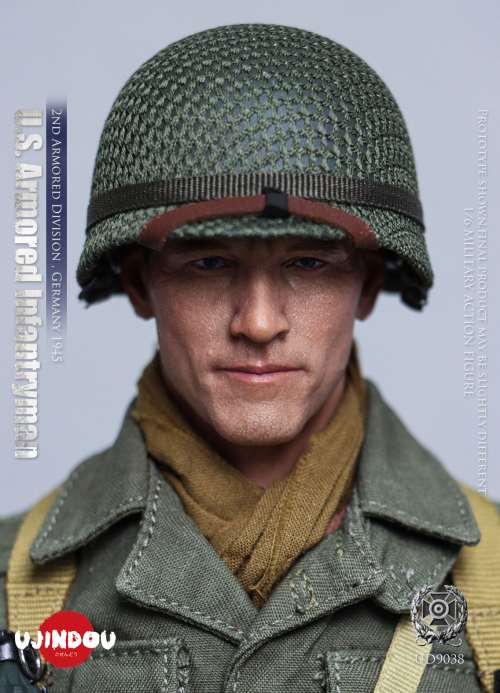 WWII US Armored Infantry 2nd Armored Division - Germany 1945 1/6