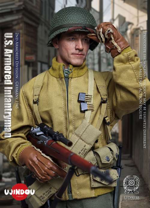 WWII US Armored Infantry 2nd Armored Division - Germany 1945 1/6