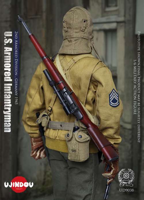 WWII US Armored Infantry 2nd Armored Division - Germany 1945 1/6