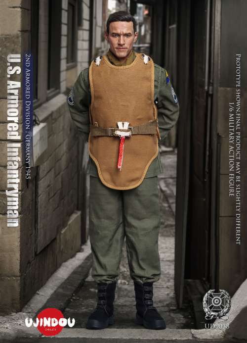 WWII US Armored Infantry 2nd Armored Division - Germany 1945 1/6