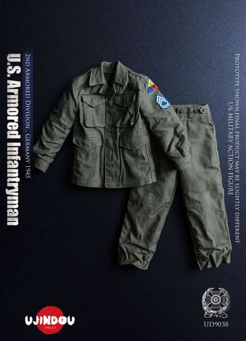 WWII US Armored Infantry 2nd Armored Division - Germany 1945 1/6