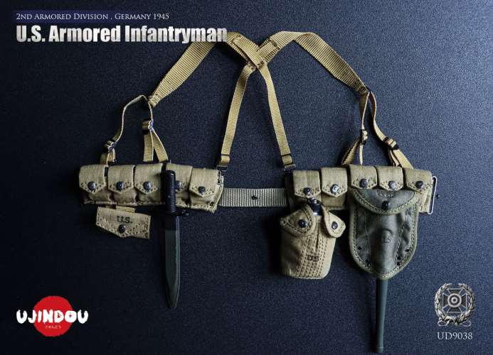 WWII US Armored Infantry 2nd Armored Division - Germany 1945 1/6