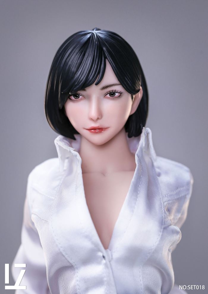 Enlightenment Teacher Female Head Sculpture 1/6