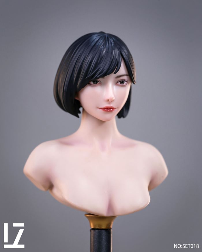 Enlightenment Teacher Female Head Sculpture 1/6