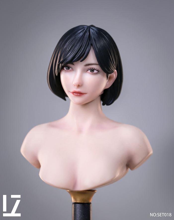 Enlightenment Teacher Female Head Sculpture 1/6