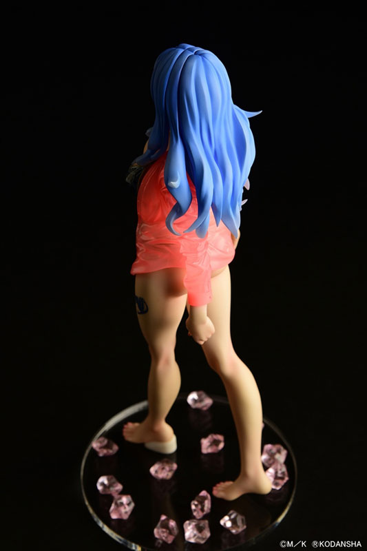 FAIRY TAIL Juvia Lockser Gravure_Style Black Bikini!! Sheer Wet Shirt SP 1/6