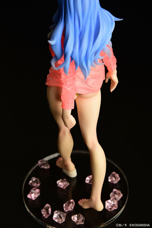 FAIRY TAIL Juvia Lockser Gravure_Style Black Bikini!! Sheer Wet Shirt SP 1/6