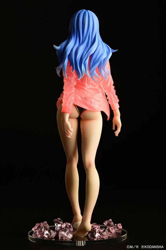 FAIRY TAIL Juvia Lockser Gravure_Style Black Bikini!! Sheer Wet Shirt SP 1/6