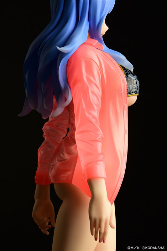 FAIRY TAIL Juvia Lockser Gravure_Style Black Bikini!! Sheer Wet Shirt SP 1/6