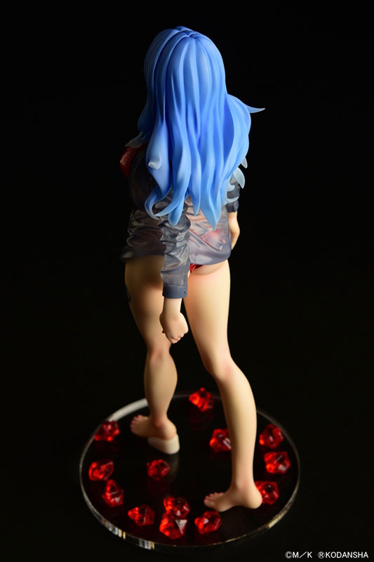 FAIRY TAIL Juvia Lockser Gravure_Style Red Bikini!! Sheer Wet Shirt SP 1/6