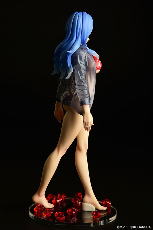FAIRY TAIL Juvia Lockser Gravure_Style Red Bikini!! Sheer Wet Shirt SP 1/6