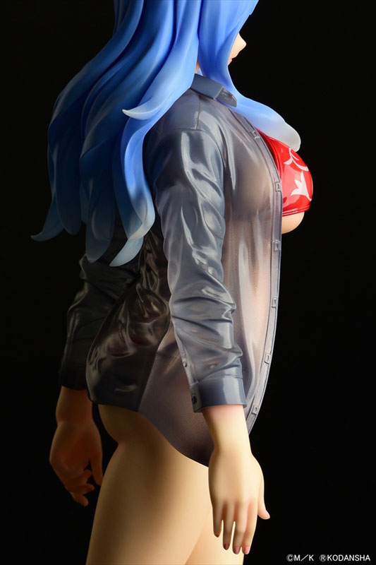 FAIRY TAIL Juvia Lockser Gravure_Style Red Bikini!! Sheer Wet Shirt SP 1/6