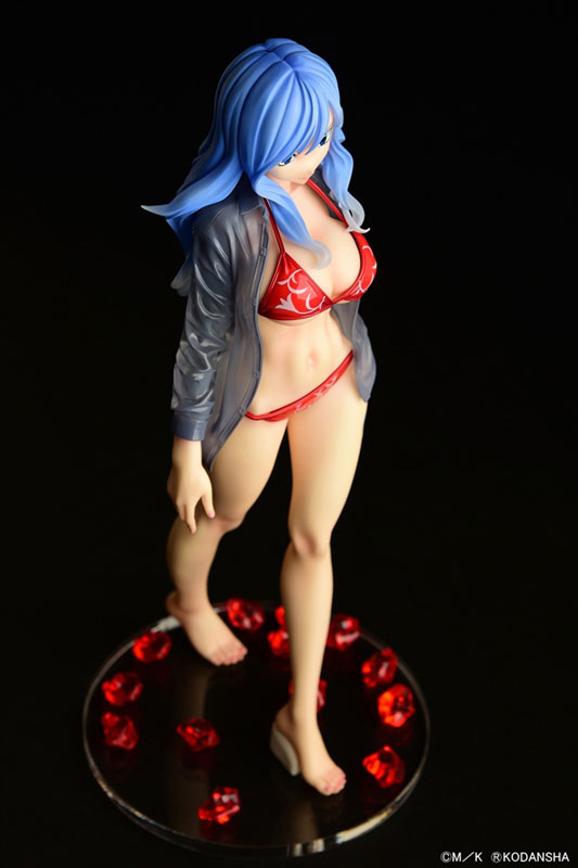 FAIRY TAIL Juvia Lockser Gravure_Style Red Bikini!! Sheer Wet Shirt SP 1/6