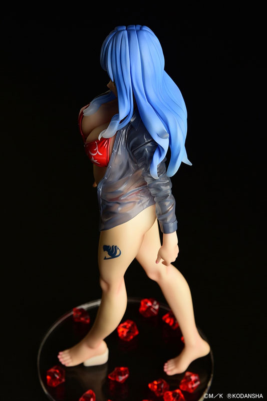 FAIRY TAIL Juvia Lockser Gravure_Style Red Bikini!! Sheer Wet Shirt SP 1/6