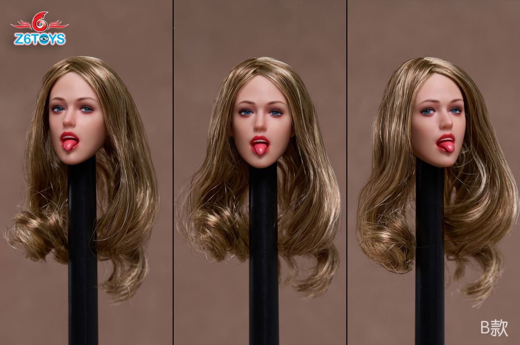 female head sculpt [ZC009] 1/6