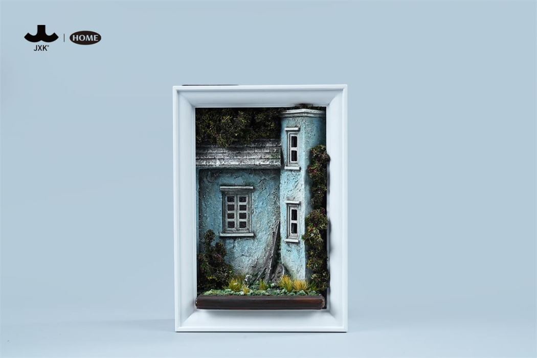 Art Relief Frame (Santorini Old House)