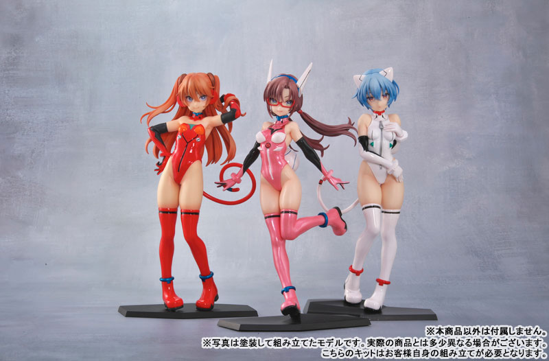 Evangelion Grimrock! PLUS 1/8 Scale Resin Cast Assembly Kit Asuka / Rei / Mari
