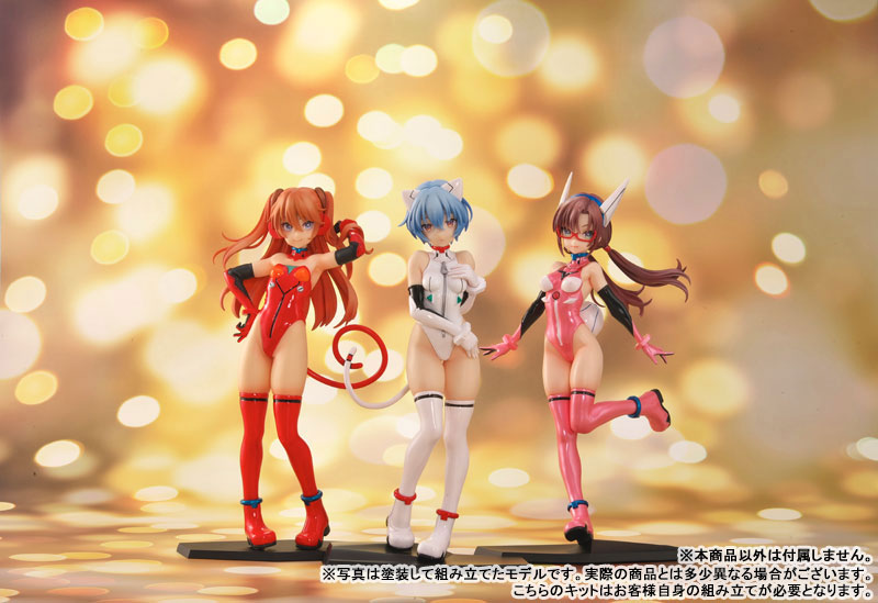 Evangelion Grimrock! PLUS 1/8 Scale Resin Cast Assembly Kit Asuka / Rei / Mari