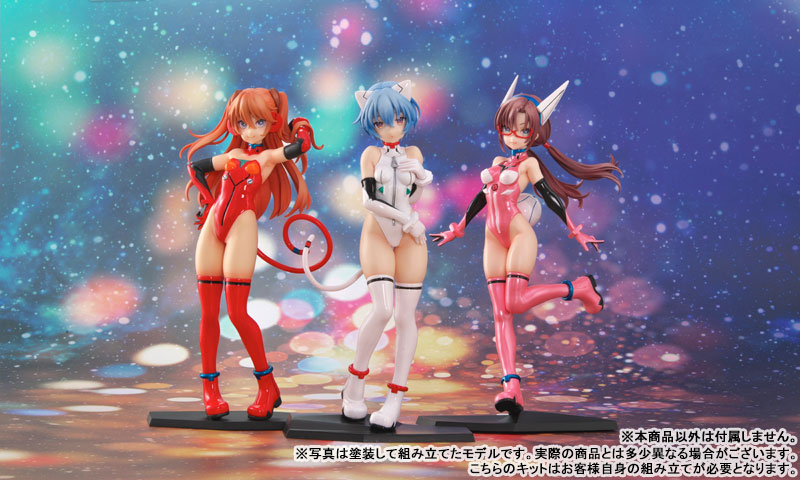 Evangelion Grimrock! PLUS 1/8 Scale Resin Cast Assembly Kit Asuka / Rei / Mari