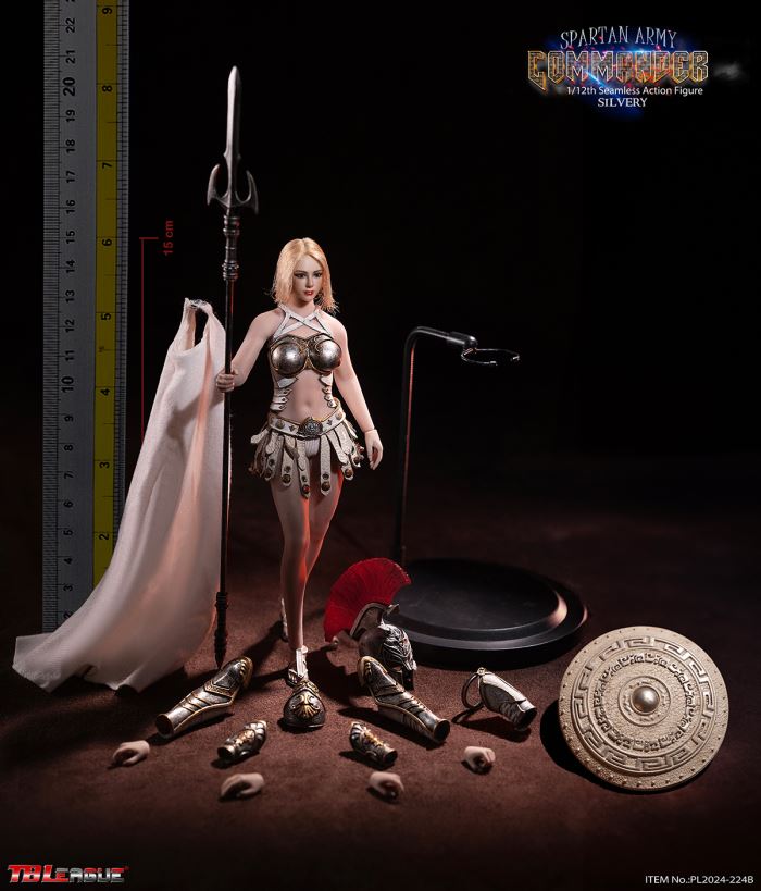 Spartan Army Commander- Silver 1/12