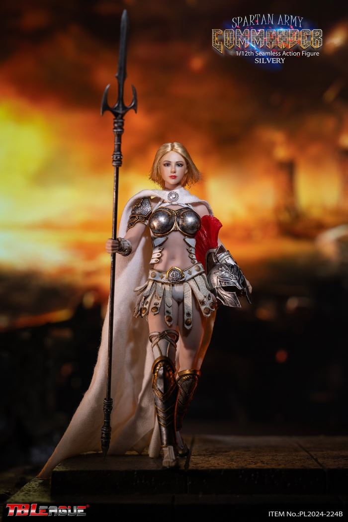 Spartan Army Commander- Silver 1/12