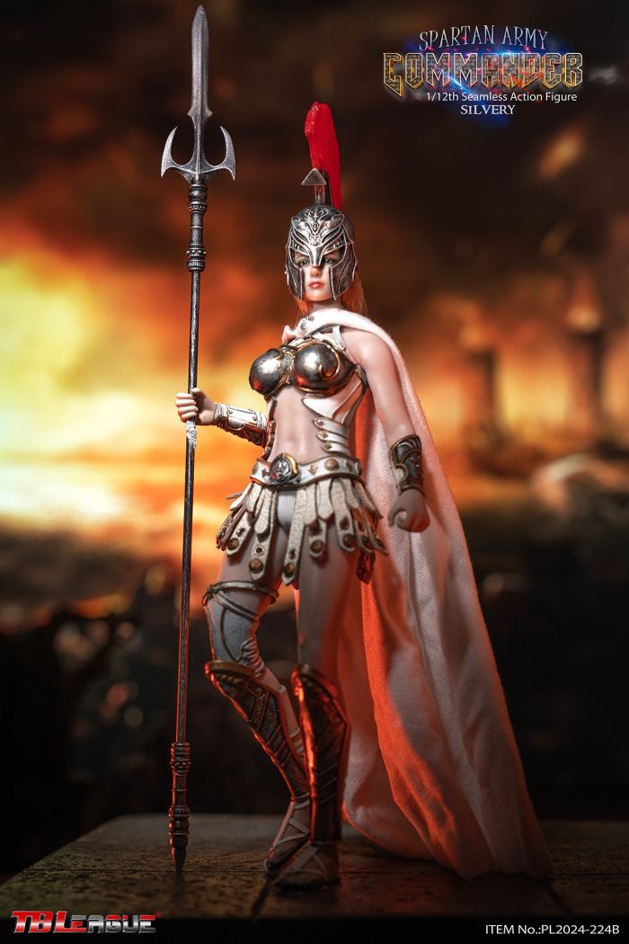 Spartan Army Commander- Silver 1/12
