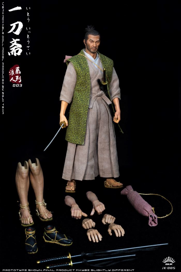 Ronin Series-Ito Ittosai movable doll (JK-005) 1/6