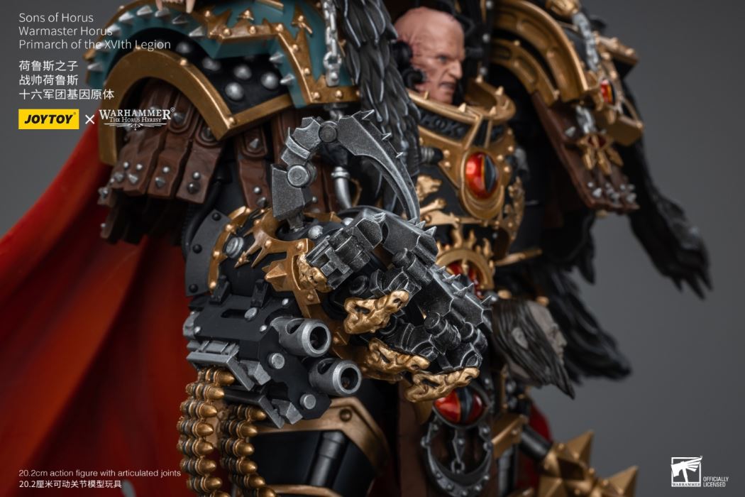 Warmaster Horus XVI Legion Primarch & Ezekiel Abaddon First Company Commander 1/18