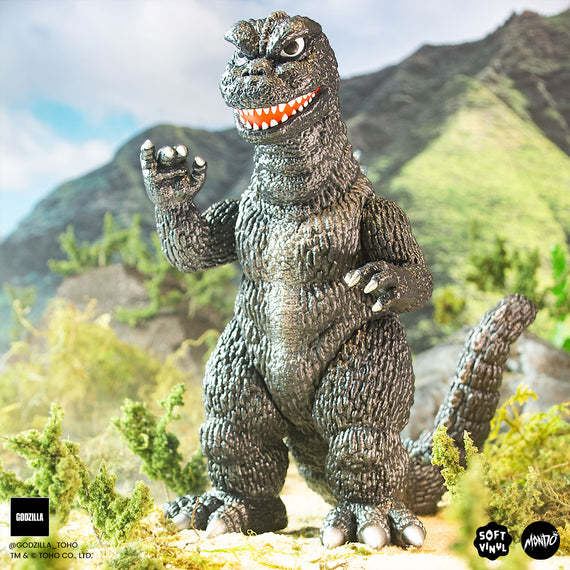 Godzilla, Minilla, Garbara Monsters Attack Soft Vinyl Figure Set