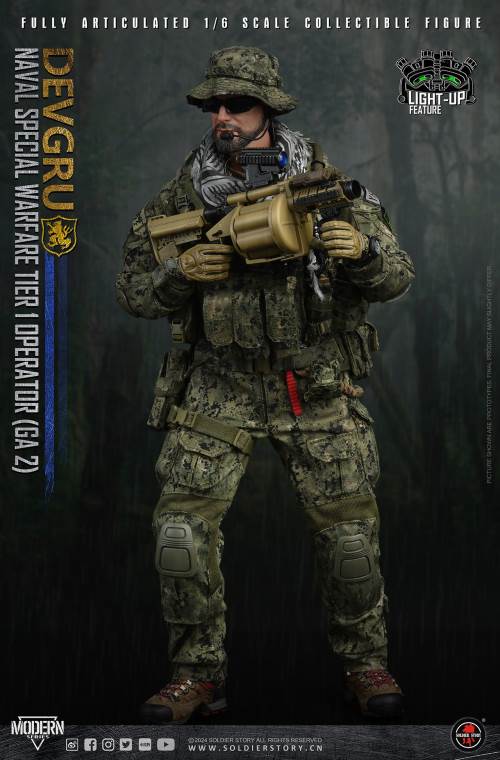 Naval Special Warfare Tier 1 Recon Sniper (GA 2) 1/6