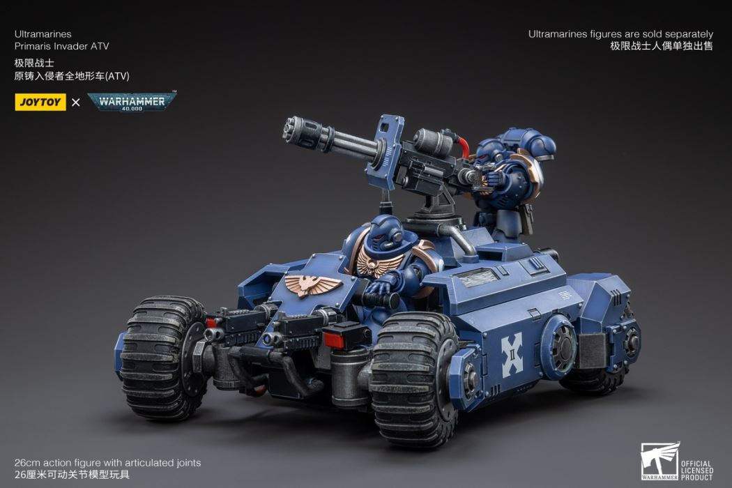 Ultramarine All Terrain Vehicle ATV/Agaranth/Technical Sergeant/Veteran Sergeant Custer 1/18