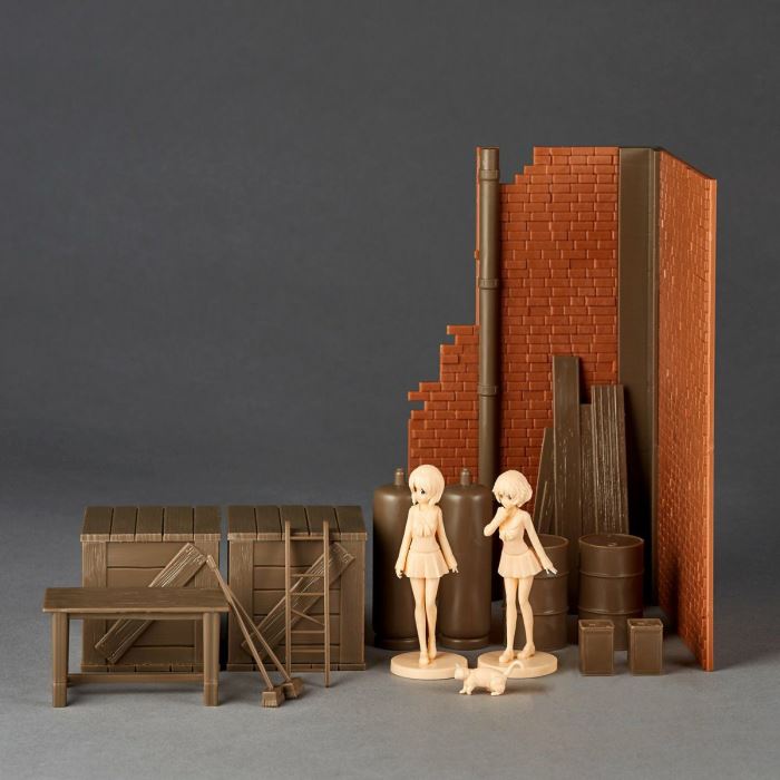 ARTPLA Girls & Panzer Final Chapter Garage Set [A]