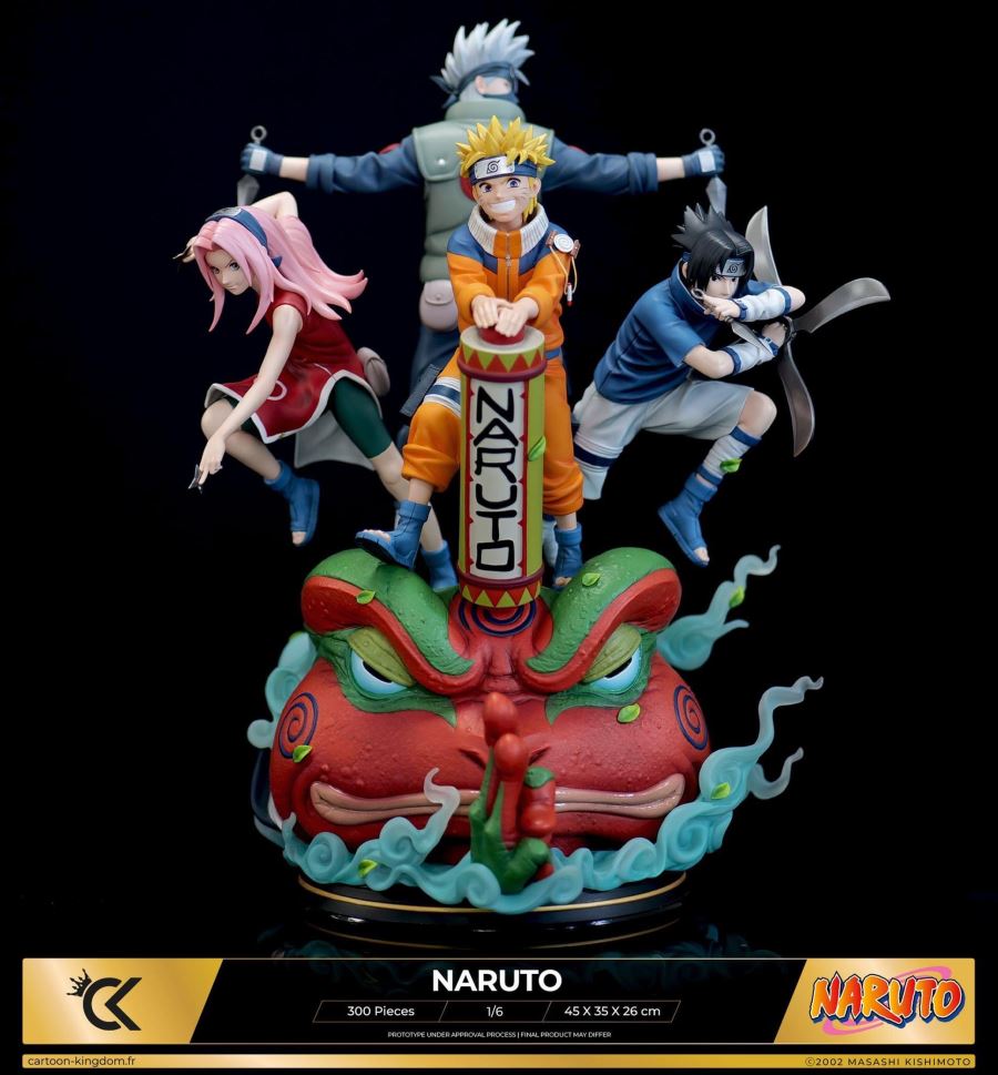 Kakashi & Naruto & Sasuke & Sakura 1/6 [Licensed]