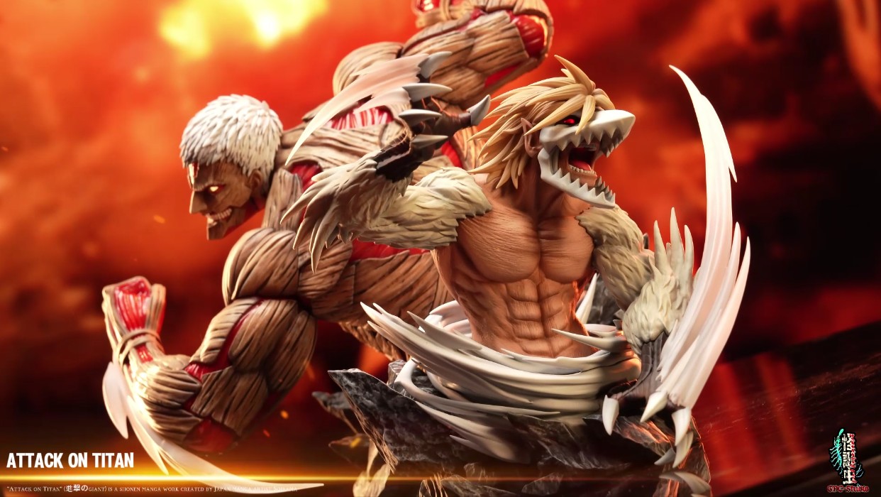 The Armored Titan & Jaw Titan - Attack on Titan