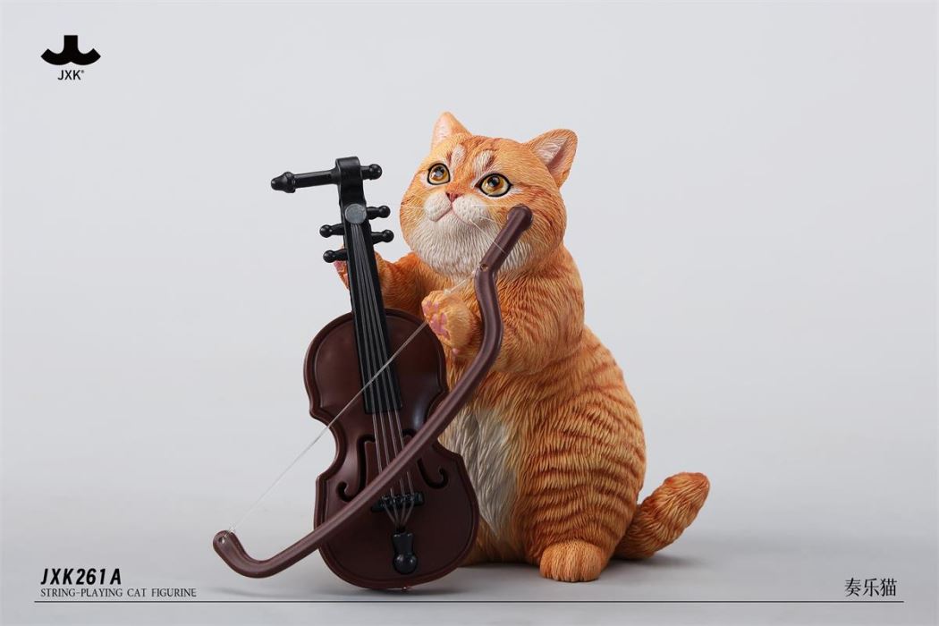 String-Playing Cat