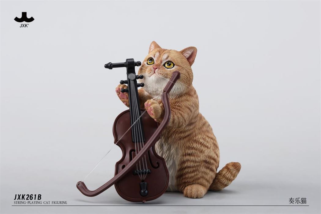 String-Playing Cat